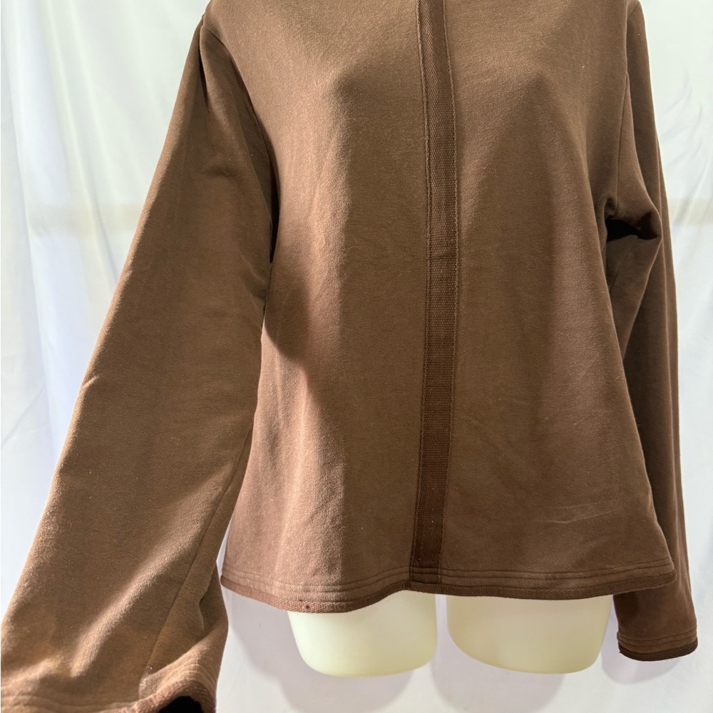 Prana Brown Long Sleeve Top – Women’s XL - Picture 2 of 7